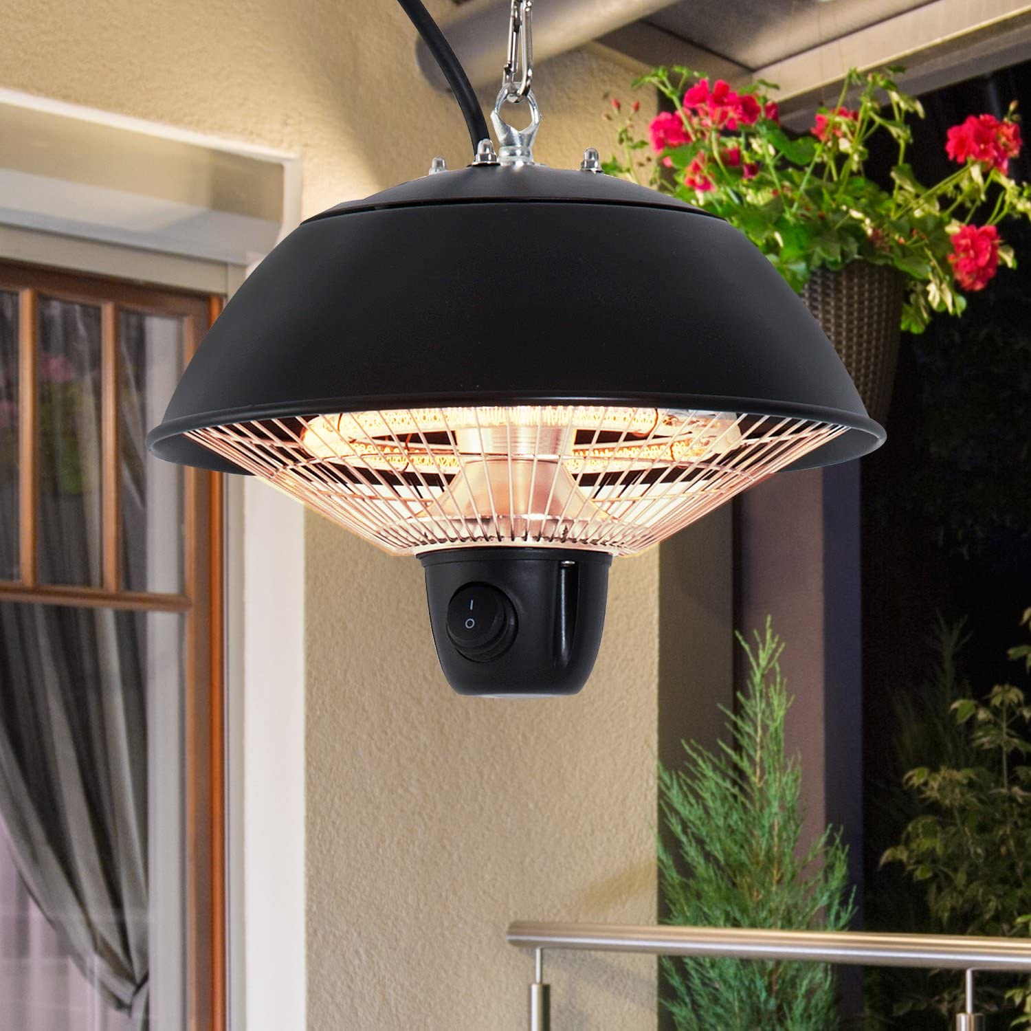 Best Hanging Patio Heater in 2021 (Reviews) by Heating Pros